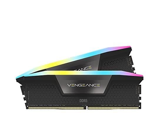 Corsair Vengeance RGB - DDR5 - Kit - 32 Gt: 2 x 16 Gt - DIMM 288-PIN - 7200 MHz / PC5-57600 - CL34 - 1,45 V - puskuroimaton - musta (CMH32GX5M2X7200C3