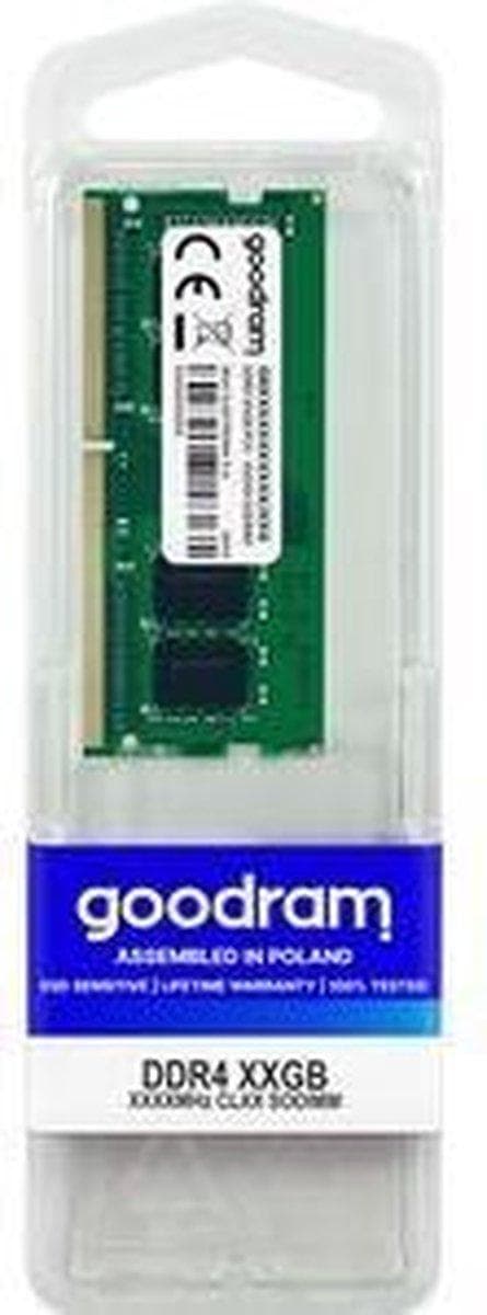 Goodram GR2666D464L19S/8G minnesmodul 8 GB DDR4 2666 MHz