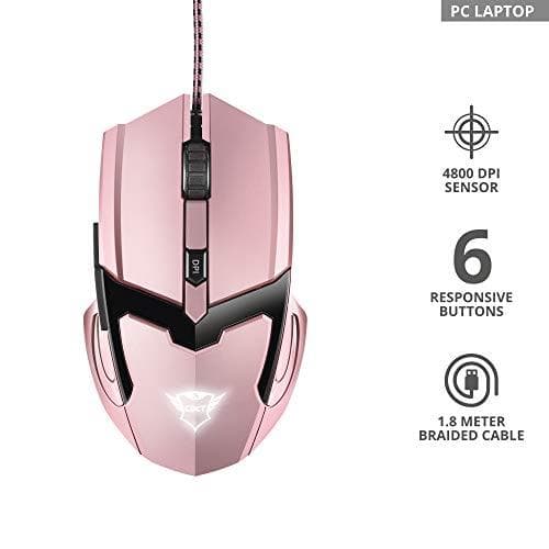 Trust Gaming 23093 GXT 101P Gav Gaming Mus Rosa