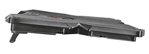 Trust Gaming GXT 278 Yozu kannettavan tietokoneen jäähdytysteline 17,3 tuuman pelikannettaville, punainen valo, USB-virtajohto, jäähdytyslevy 3 asento