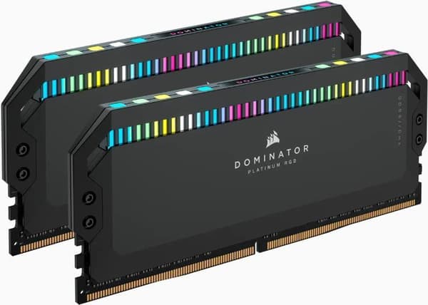 CORSAIR Dominator Platinum RGB - DDR5 - Kit - 64GB: 2 x 32GB - DIMM 288-PIN - 5600MHz / PC5-44800 - CL40 Cool Grey (CMT64GX5M2B5600Z40K)