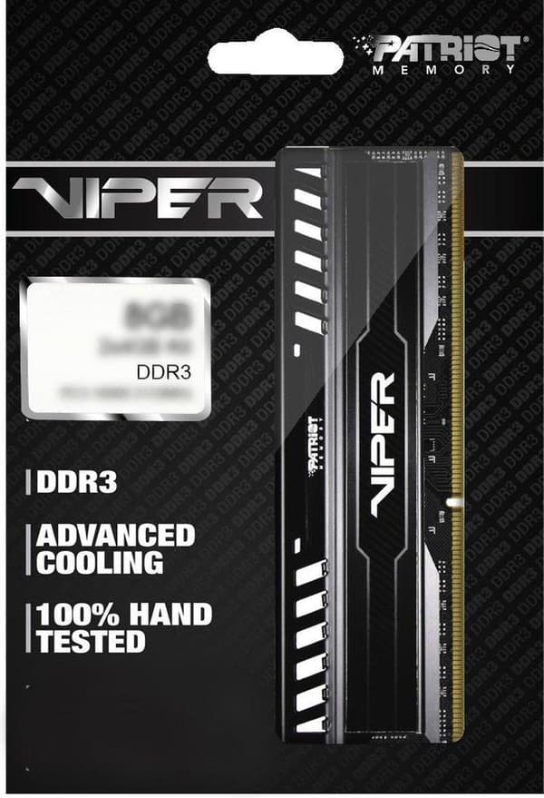 Patriot Memory 8GB, DDR3, 1600 MHz muistimoduuli