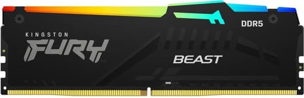 Kingston Technology FURY Beast RGB -muistimoduuli 16 Gt 2 x 8 Gt DDR5 6000 MHz (KF560C36BBEAK2-16)