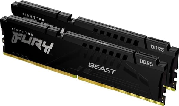 Kingston Technology FURY Beast -muistimoduuli 16 Gt 2 x 8 Gt DDR5 6000 MHz (KF560C36BBEK2-16)