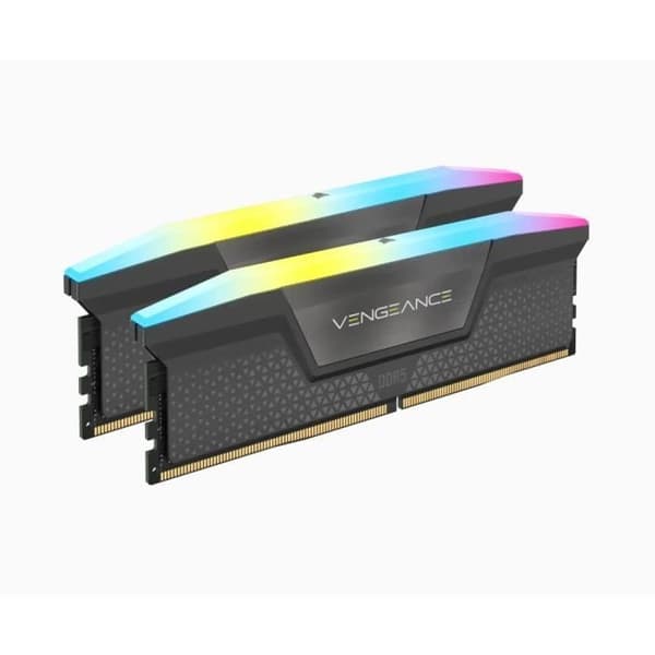 RAM -minne - Corsair - Revenge RGB DDR5 - 32GB 2x16GB DIMM - 5600 MHz - 1.25V - Grå (CMH32GX5M2B5600Z36K)