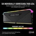 Miniatyrbild 4 av 6: RAM -minne - Corsair - Revenge RGB RS DDR4 - 16GB 2x8GB DIMM - 3600 MHz - 1,35V - Svart (CMG16GX4M2D3600C)