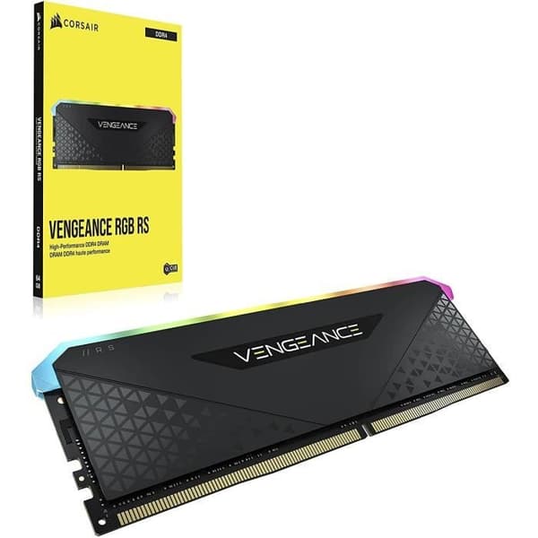 RAM -minne - Corsair - Revenge RGB RS DDR4 - 16GB 2x8GB DIMM - 3600 MHz - 1,35V - Svart (CMG16GX4M2D3600C)