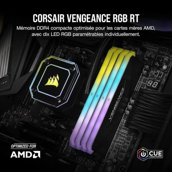 Corsair CMN32GX4M2Z3600C16 - Revenge - GB RT Memory - 3600MHz - 32GB (2x16GB) - DDM DDR4 för AMD Ryzen