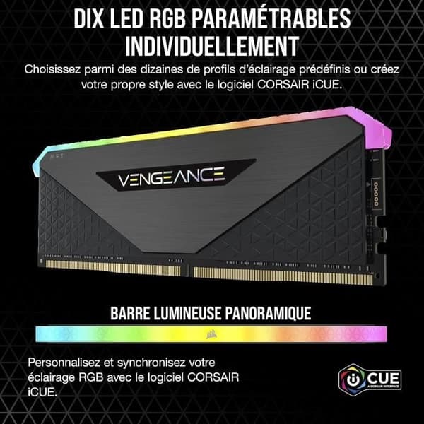 Corsair CMN32GX4M2Z3600C16 - Revenge - GB RT Memory - 3600MHz - 32GB (2x16GB) - DDM DDR4 för AMD Ryzen