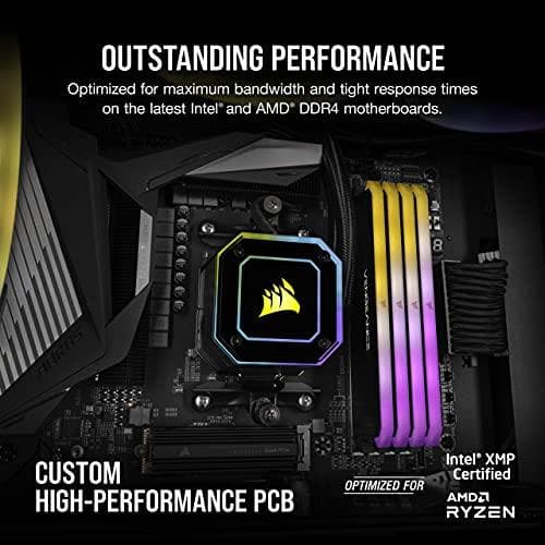 CORSAIR Vengeance RGB RS - DDR4 - moduuli - 16 Gt - DIMM 288-PIN - 3600 MHz / PC4-28800 - CL18 - 1,35 V - musta
