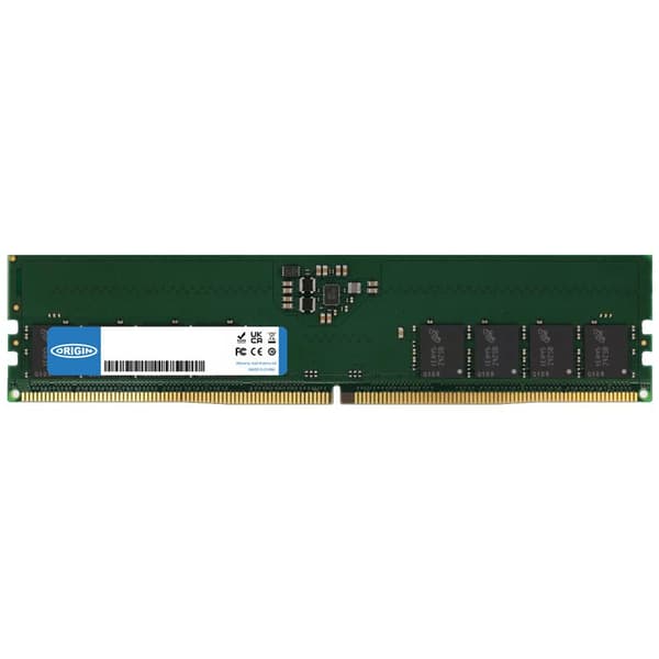 Origin Storage - DDR5-modul - 16GB - DIMM 288-PIN - 4800MHz / PC5-38400 - 1,1V - ubufferet