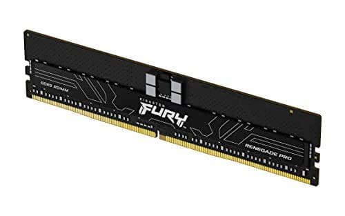 Kingston FURY Renegade Pro - DDR5 - moduuli - 16 Gt - DIMM 288-PIN - 4800 MHz / PC5-38400 - CL36 rekisteröity - on-die ECC - musta (KF548R36RB-16)