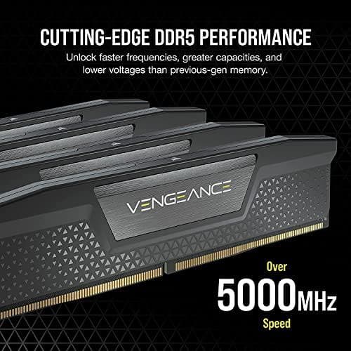 DDR5 32 Gt PC 6400 CL36 CORSAIR KIT (2x16 Gt) VENGEANCE Musta vähittäismyynti (CMK32GX5M2B6400C36)