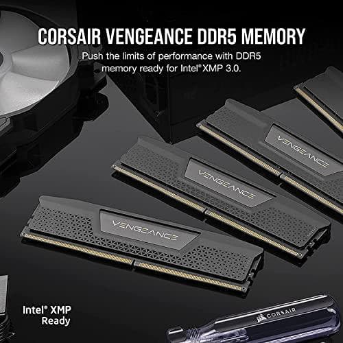 DDR5 32 Gt PC 6400 CL36 CORSAIR KIT (2x16 Gt) VENGEANCE Musta vähittäismyynti (CMK32GX5M2B6400C36)