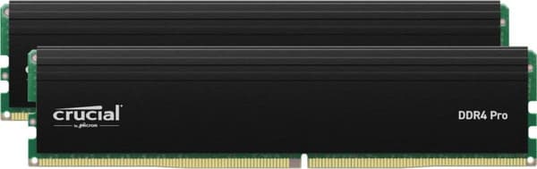 Crucial RAM Crucial Pro 32GB Kit (2x16GB) DDR4-3200 UDIMM CL22 (8Gbit/16Gbit), EAN: 649528937780 (CP2K16G4DFRA32A)