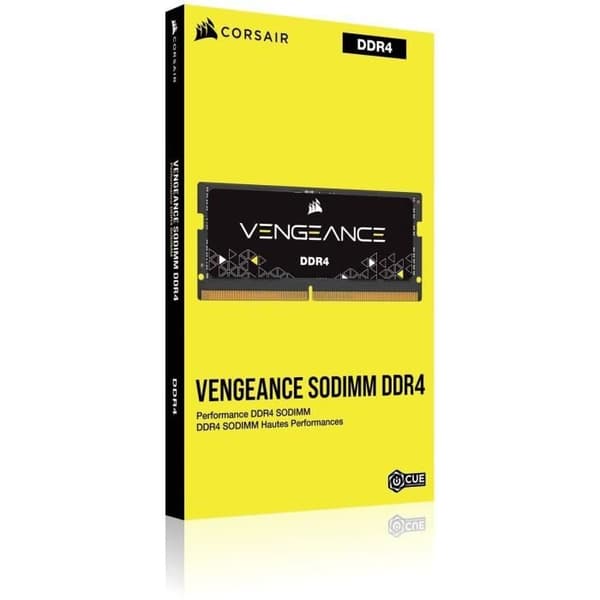 RAM-minne - CORSAIR - Vengeance SODIMM 32GB DDR4 3200MHz CL22 - Svart - Obufferad - 1x32GB