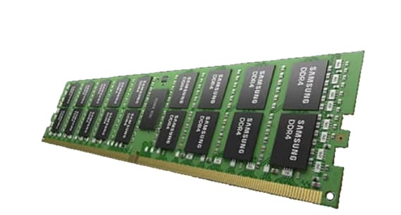 Samsung - DDR5 - Moduuli - 32 Gt - DIMM 288-PIN - 4800 MHz / PC5-38400 - rekisteröity (M321R4GA0BB0-CQK)