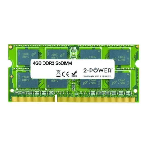 2-Power DDR3 4 GB SO DIMM 204 stift 1066 MHz - PC3-8500 CL7 icke-ECC obuffrat minne