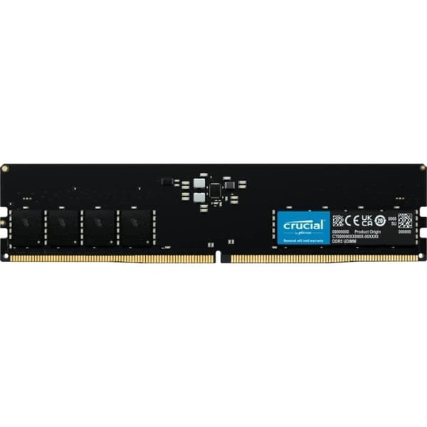 RAM - CRUCIAL - DDR5-4800 UDIMM - 16 GB (CT16G48C40U5)