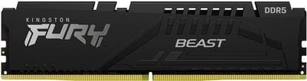 KINGSTON FURY Beast 128GB 5200MT/s DDR5 CL40 DIMM-sarja 4 mustaa XMP:tä (KF552C40BBK4-128)
