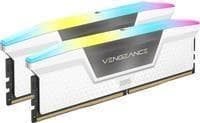 DDR5 32GB PC 6400 CL36 CORSAIR KIT (2x16GB) VENGEANCE RGB W detaljhandel (CMH32GX5M2B6400C36W)