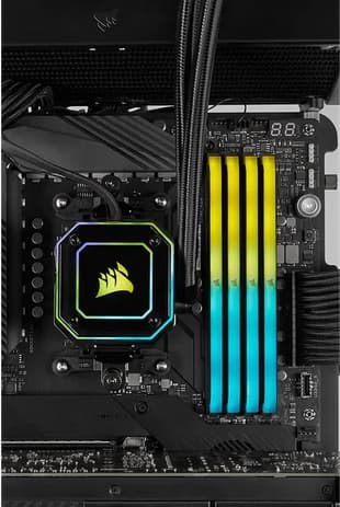 CORSAIR Vengeance RGB RS - DDR4 - Modul - 16 GB - DIMM 288-PIN - 3200 MHz / PC4-25600 - CL16 - 1,35 V - obuffrad - icke-ECC - Svart