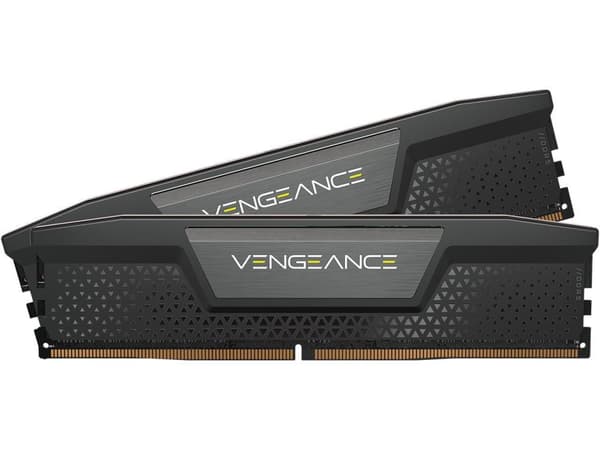 CORSAIR VENGEANCE 32GB 2x16GB DDR5 6000MT/s DIMM Unbuffered 30-36-36-76 Std PMIC XMP 3.0 Black Heatspreader Black PCB 1.4V