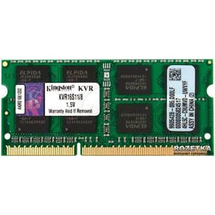 8GB DDR3 1600 KINGSTON SODIMM