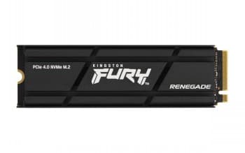 KINGSTON FURY Renegade 1TB SSD with Heatsink, M.2 2280, PCIe 4.0 NVMe, Read/Write 7300/6000MB/s, Random Read/Write: 900K/1000K IOPS