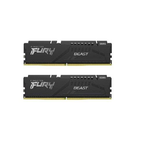 Kingston 32GB 5200MT/s DDR5 CL40 DIMM (Kit of 2) FURY Beast Black XMP, EAN: 740617324358