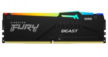 KINGSTON FURY Beast Black RGB 32GB DDR5 5600MT/s / CL40 / DIMM