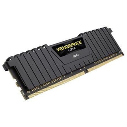 Corsair 16GB (2 x 8 GB) DDR4 3200MHz CL16 Vengeance LPX Black
