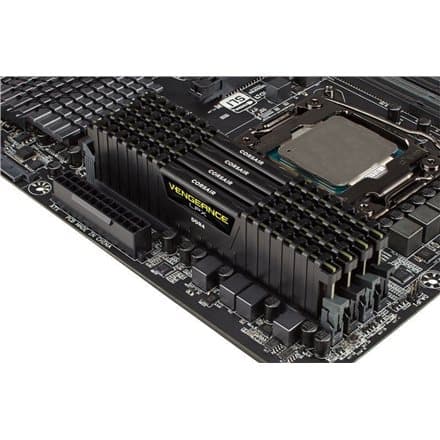 Corsair 16GB (2 x 8 GB) DDR4 3200MHz CL16 Vengeance LPX Black