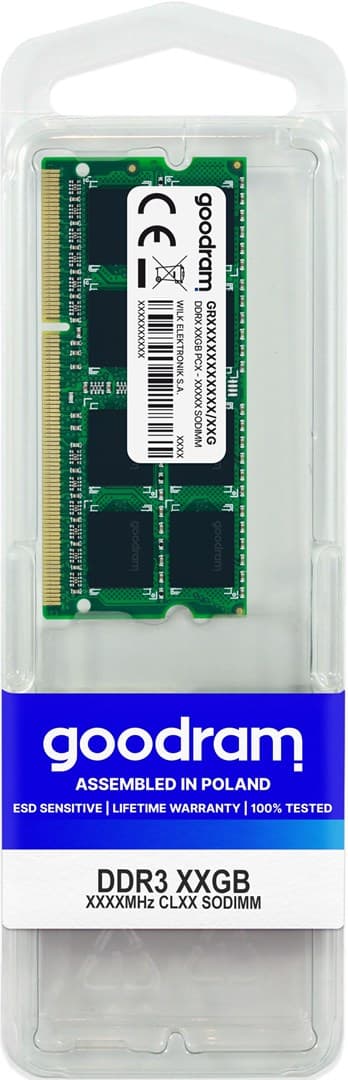 Goodram 4GB DDR3 minnesmodul 1600 MHz