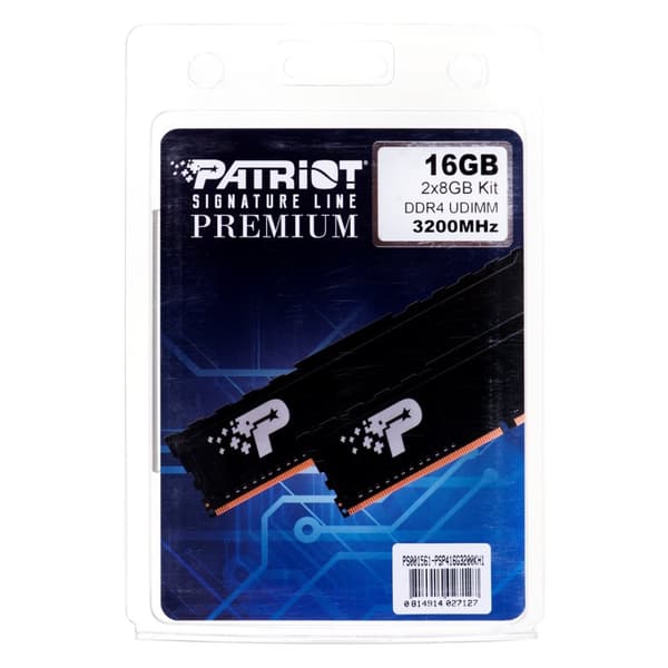 Patriot Memory Signature Premium PSP416G2666KH1 minnesmodul 16 GB 2 x 8 GB DDR 3200 MHz