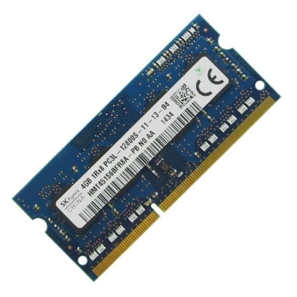 4GB RAM SoDIMM HYNIX HMT451S6BFR8A-PB PC3L-12800S 1600MHz DDR3 1Rx8 691740-001- REFURBISHED