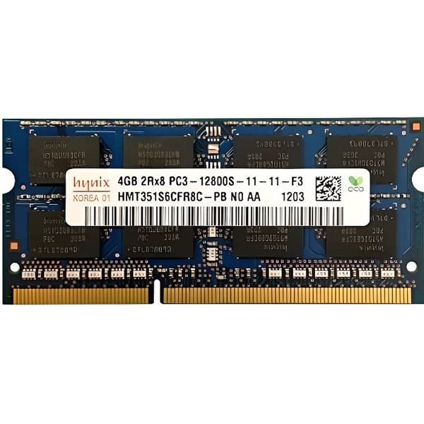 RAM,Hynix Chipset 4GB 2Rx8 PC3 12800S DDR3 1600Mhz 4gb för bärbar dator minnesmodul - Typ 4G PC3 1600MHz X1st- USED