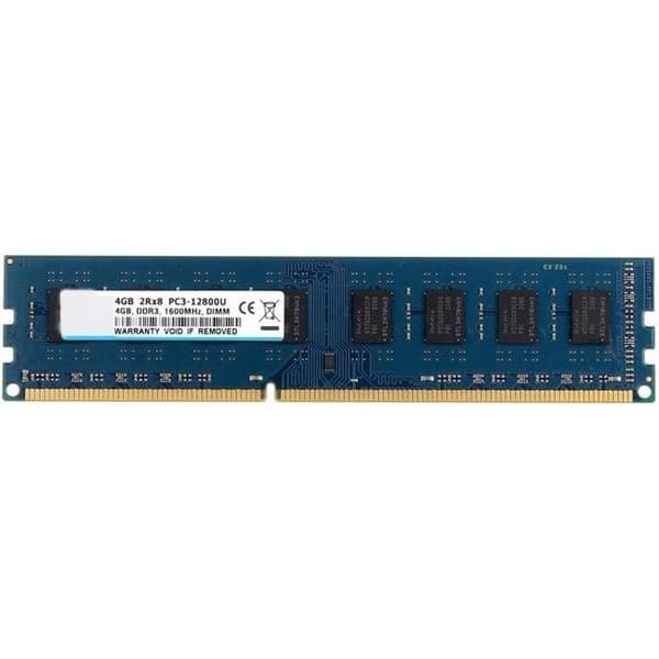 4GB DDR3 1600MHz DIMM PC3-12800 CL11 1,5v (240 PIN) 2RX8 icke-ECC, obuffrat skrivbordsminne RAM kompatibel med Intel AMD System- USED