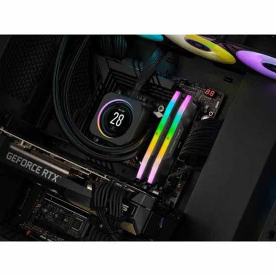 Corsair Hukommelse Ram Cmh32gx5m2e6000c36 Vengance Rgb 32gb 2x16gb Ddr5 6000mhz Flerfarvet