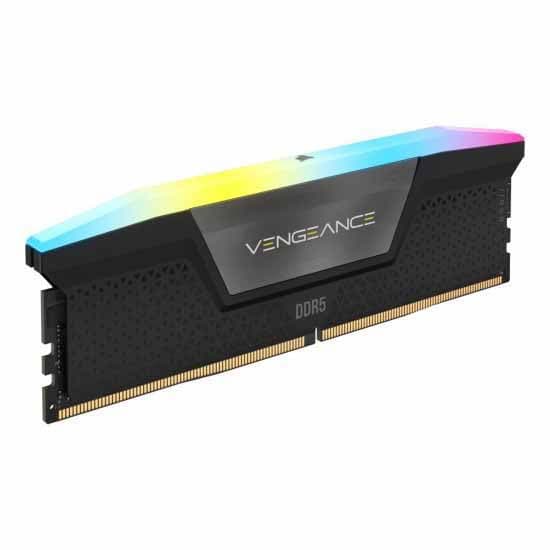 Corsair Hukommelse Ram Cmh32gx5m2e6000c36 Vengance Rgb 32gb 2x16gb Ddr5 6000mhz Flerfarvet