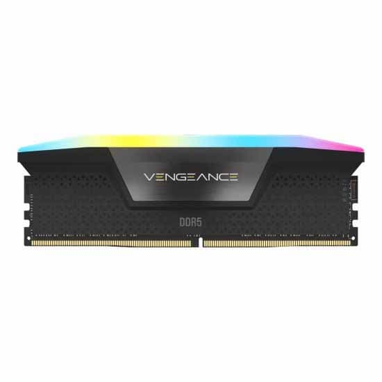 Corsair Minnesram Cmh64gx5m2b6400c32 Vengance Rgb 64gb 2x32gb Ddr5 6400mhz Flerfärgad