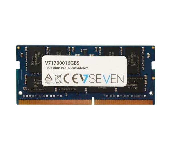 V7 Ram-muisti V7170001x16gbs 1x16gb Ddr4 2133mhz Musta
