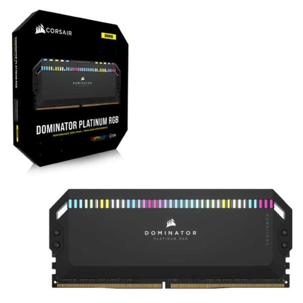 Corsair Muisti Ram Dominator 64gb 2x32gb Ddr5 5600mhz Hopeinen
