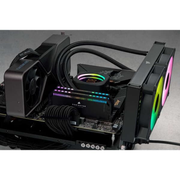 Corsair Muisti Ram Dominator 64gb 2x32gb Ddr5 5600mhz Hopeinen