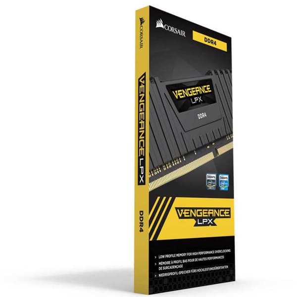 Corsair Vengeance Lpx Heat Spreade Cmk8gx4m1a2400c16 1x8gb Ddr4 2400mhz Svart
