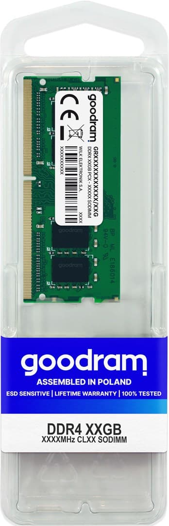 Goodram GR3200S464L22/16G minnesmodul 16 GB 1 x 16 GB DDR4 3200 MHz