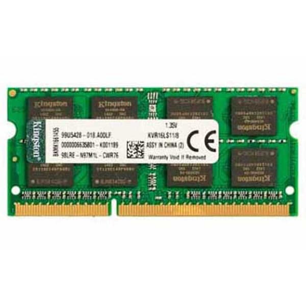 Kingston Ram-muisti 1x8gb Ddr3l Pc1600mhz Vihreä