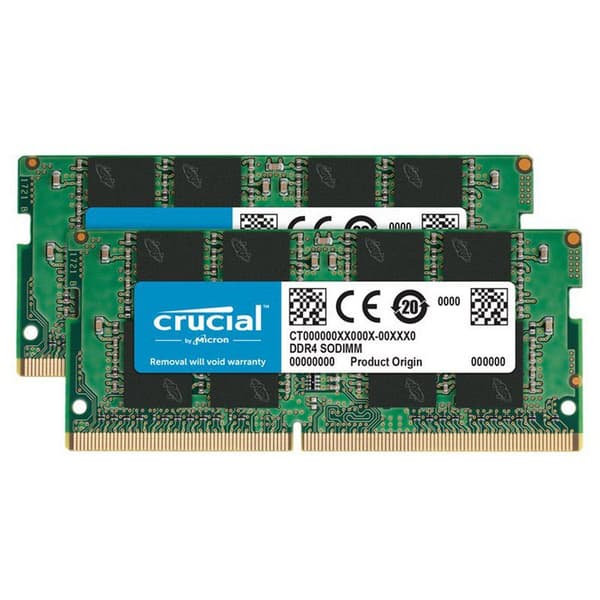 Micron Ram-muisti Ct2k32g4sfd832a 64gb 2x32gb Ddr4 3200mhz Vihreä