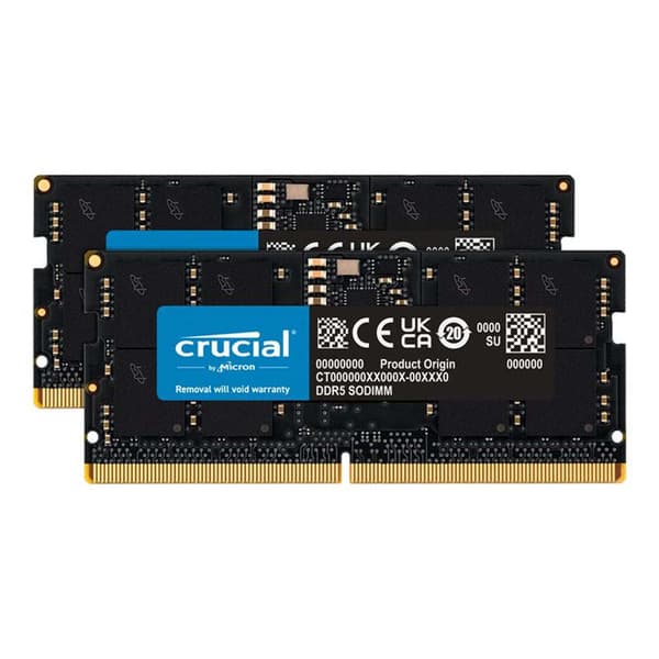 Crucial Minnesram Ct2k16g56c46s5 32gb 2x16gb Ddr5 5600mhz Silver