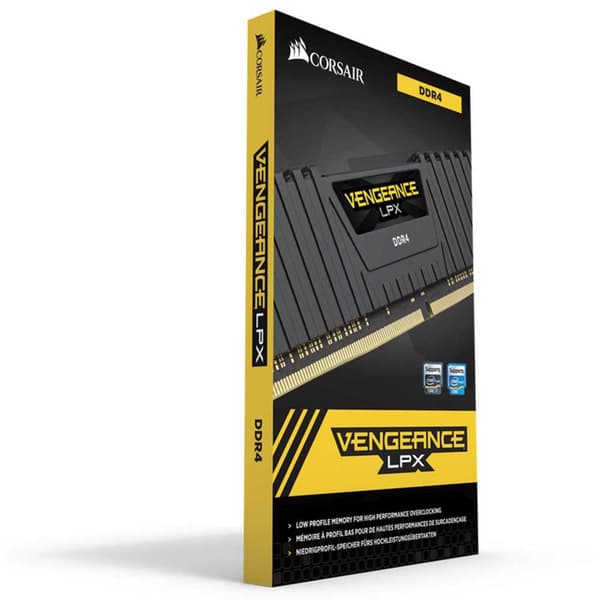 Corsair Vengeance Lpx Heat Spreader Cmk16gx4m2a2400c14 16gb 2x8gb Ddr4 2400mhz Musta